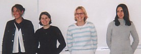 Fanny, Laurie, Latitia et Vanessa, dans le dsordre !